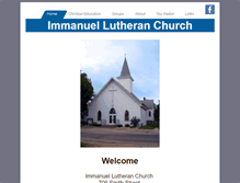 Tablet Screenshot of immanuelgrandmound.com